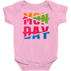 monday crossed out Baby Bodysuit