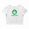 vegetarian sweet leaf Crop Top
