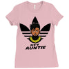 hey auntie killmonger Ladies Fitted T-Shirt