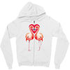 Flamingo Zipper Hoodie