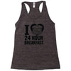 24 hour breakfast Racerback Tank