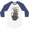 coffee addict 3/4 Sleeve Shirt
