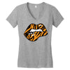 sexy lip biting Women's V-Neck T-Shirt