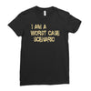 worst case scenario best trending Ladies Fitted T-Shirt