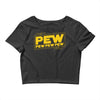 star wars pew pew! Crop Top