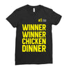 Winner Winner Chicken Dinner Pubg Ladies Fitted T-Shirt