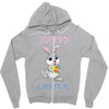 Bunny Happy Easter Zipper Hoodie