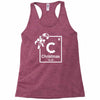 christmas periodic table of elements Racerback Tank