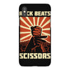 rock beat scissors iPhoneX