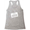 my name is awesome Racerback Tank