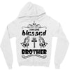 I Am One Blessed Brother Zipper Hoodie