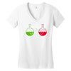 funny science shirt nerd Women's V-Neck T-Shirt