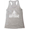 contrary to popular belief, no one owes you anything Racerback Tank