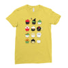cupcake costume party Ladies Fitted T-Shirt