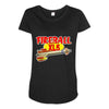 gildan fireball  ideal gift, birthday present Maternity Scoop Neck T-shirt