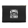kings are born in october Accessory Pouches