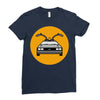 delorean Ladies Fitted T-Shirt