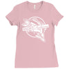 night fishing Ladies Fitted T-Shirt