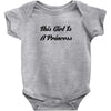A PRINCESS Baby Bodysuit