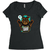 team dog Women's Triblend Scoop T-shirt