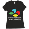 snes super famicom colours Ladies Fitted T-Shirt