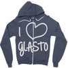 i love glasto Zipper Hoodie