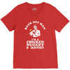 chicken nugget scientist V-Neck Tee