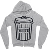 white trash Zipper Hoodie