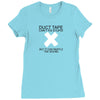 duct tape Ladies Fitted T-Shirt