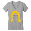 ric flair silhouette Women's V-Neck T-Shirt