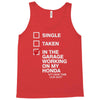 in the garage working on my honda Tank Top