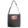 zombie burger Adjustable Strap Totes