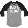 tats &amp; cats 3/4 Sleeve Shirt