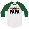 Hello Papa 3/4 Sleeve Shirt