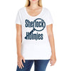sherlock holmies Ladies Curvy T-Shirt
