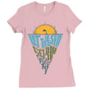 let the sea, set you free Ladies Fitted T-Shirt