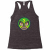 lucha libre   green Racerback Tank