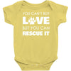 rescue love Baby Onesie