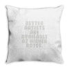 freelance artist advertising Throw Pillow