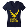 captain marvel 4 Women's V-Neck T-Shirt
