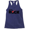 let's rock Racerback Tank