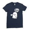 boo... Ladies Fitted T-Shirt