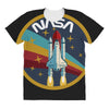 Nasa  Blue White Yellow Color All Over Women's T-shirt