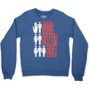 rude good better best, ideal birthday gift or present Crewneck Sweatshirt
