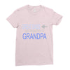 get promoted to grandpa Ladies Fitted T-Shirt