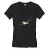 Creation of Adam Pizza, Women's V-Neck T-Shirt