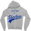 shirtless Zipper Hoodie