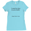 dad balls greeting Ladies Fitted T-Shirt