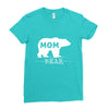 mommy bear Ladies Fitted T-Shirt
