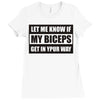 my biceps Ladies Fitted T-Shirt